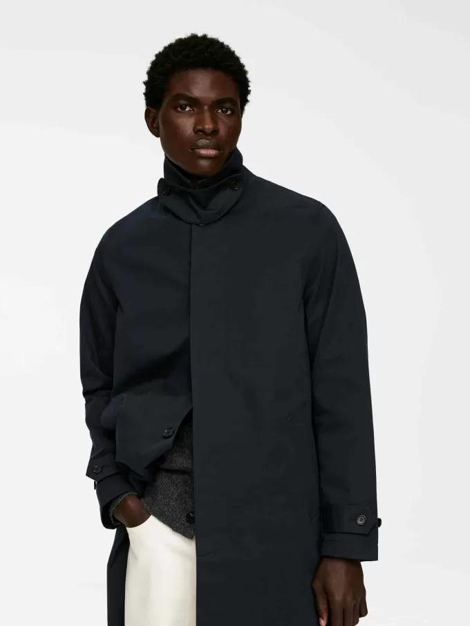 2-i-1 mellemlængde bilfrakke