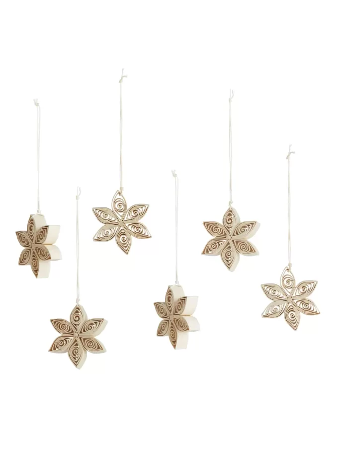 A World of Craft Paper Ornaments Sæt med 6 A World of Craft Paper Ornaments Sæt med 6