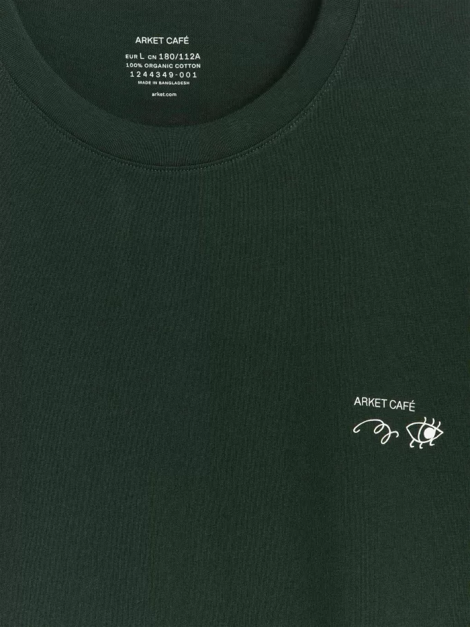 ARKET CAFÉ T-shirt med tryk