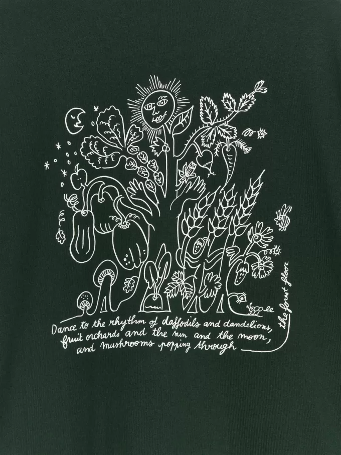 ARKET CAFÉ T-shirt med tryk