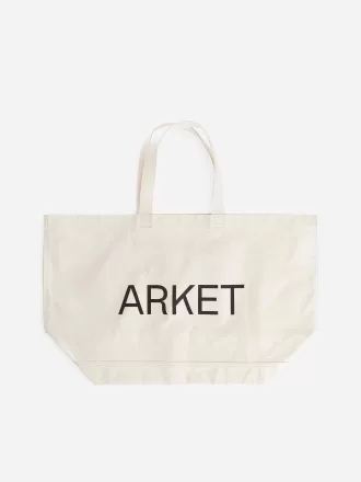ARKET Oversized lærredspose