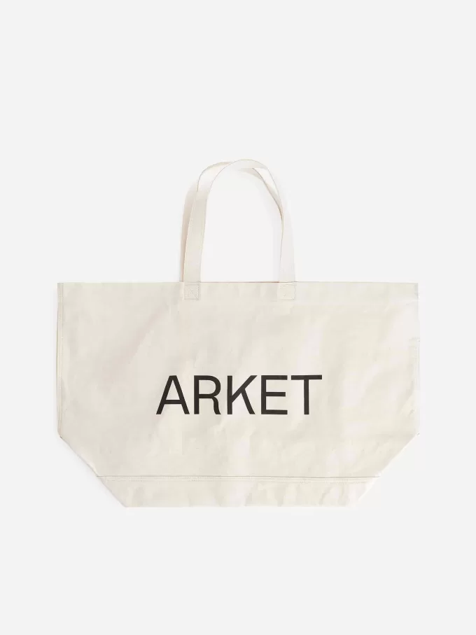 ARKET Oversized lærredspose