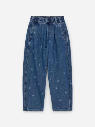 Afslappede denimbukser