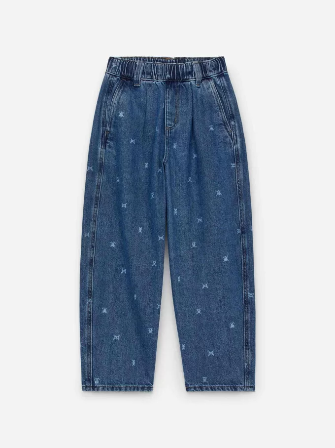 Afslappede denimbukser