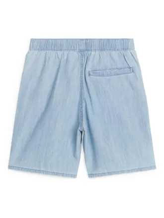 Afslappede denimshorts