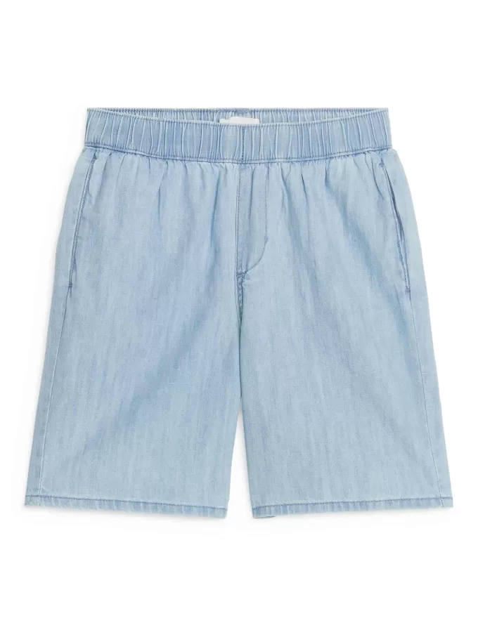 Afslappede denimshorts Afslappede denimshorts