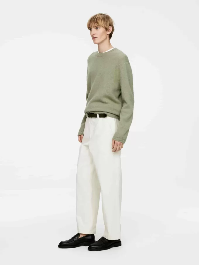 Afslappede lærredsbukser