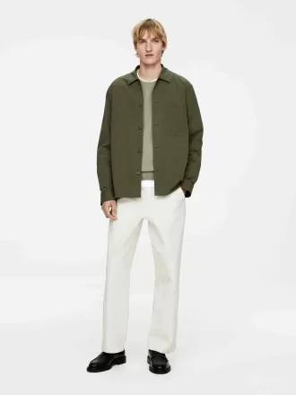 Afslappede lærredsbukser