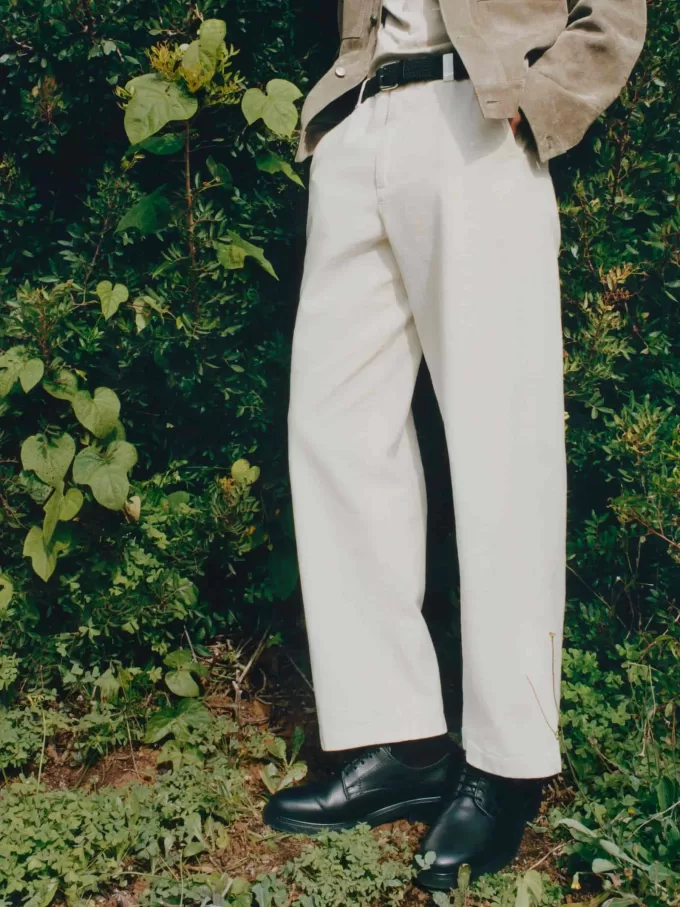 Afslappede lærredsbukser