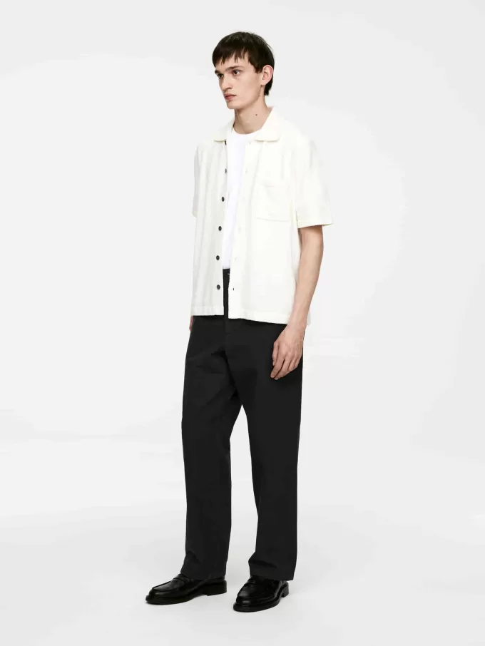 Afslappede lærredsbukser