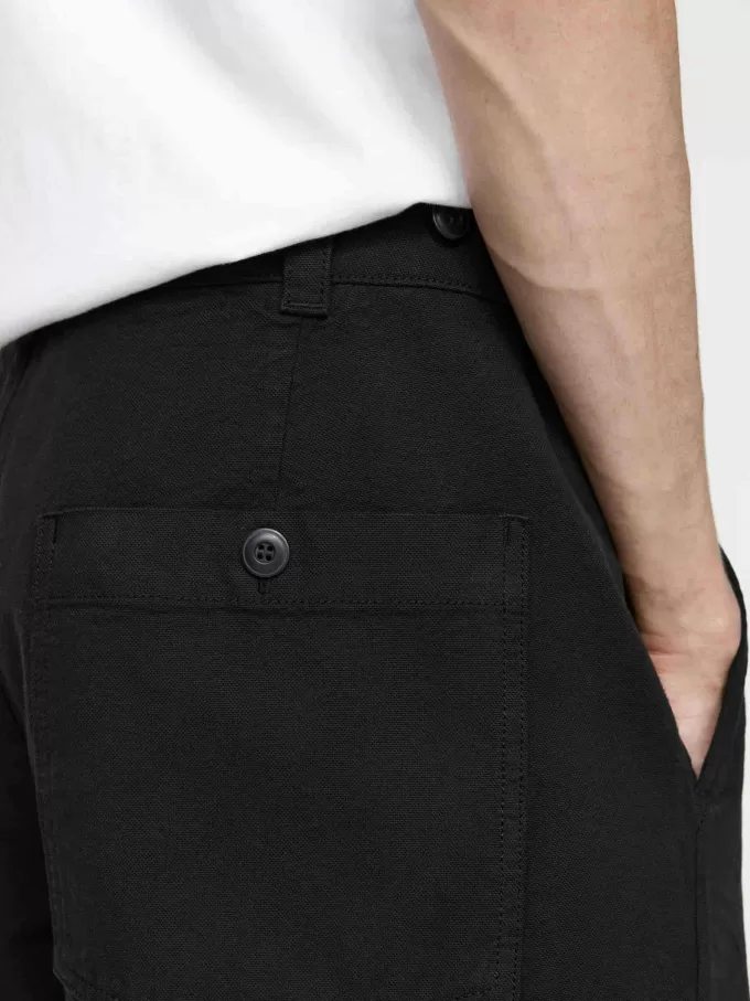 Afslappede lærredsbukser