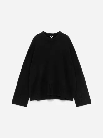 Afslappet Cashmere-Wool Jumper