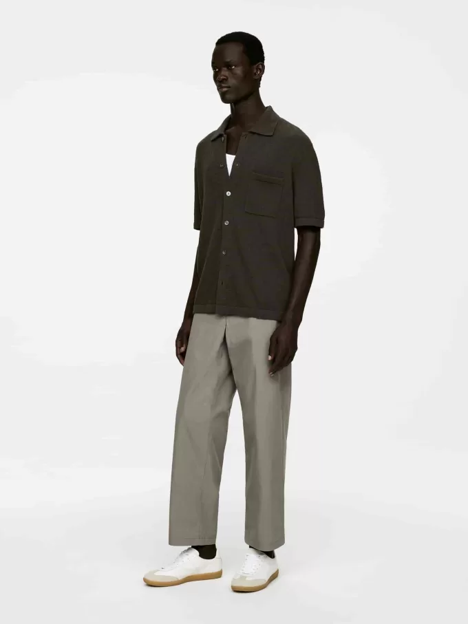 Afslappet Chinos i bomuldsblanding