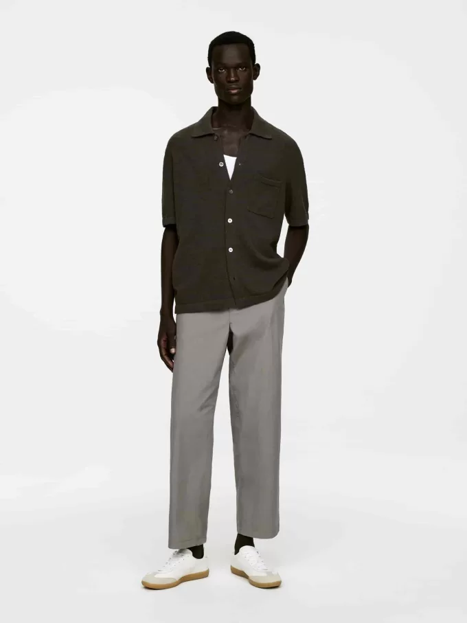 Afslappet Chinos i bomuldsblanding