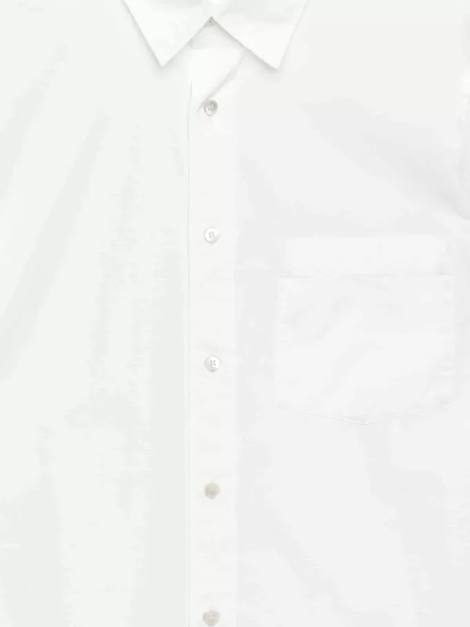 Afslappet Poplin skjorte