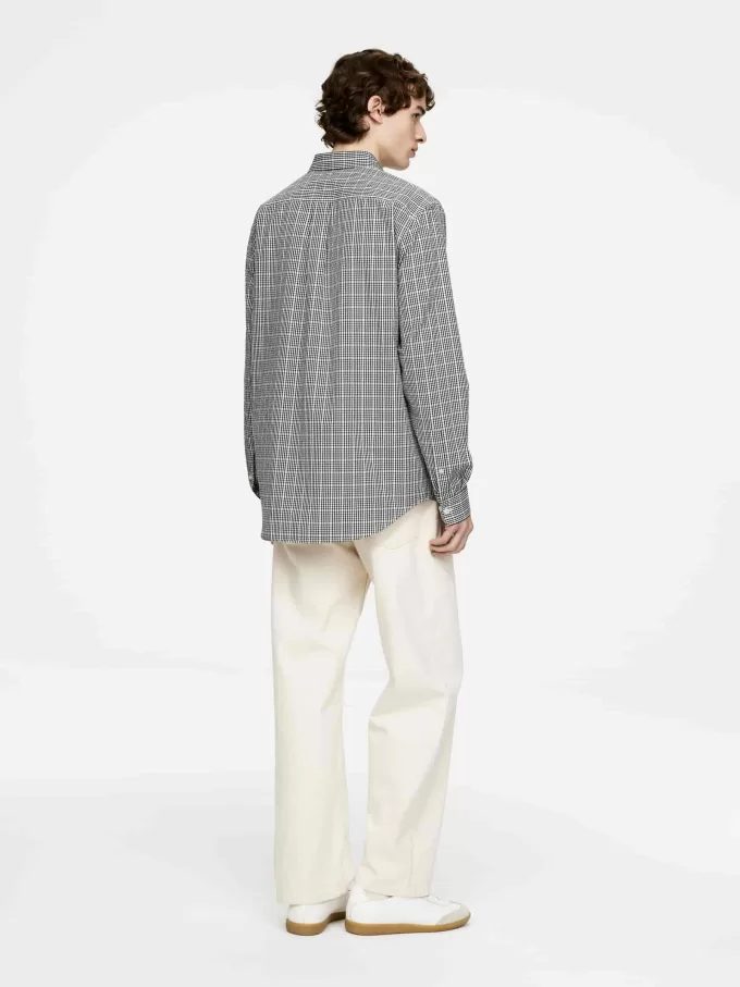 Afslappet Seersucker-skjorte