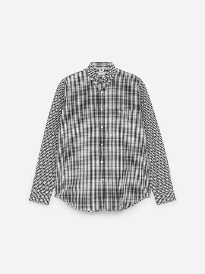 Afslappet Seersucker-skjorte