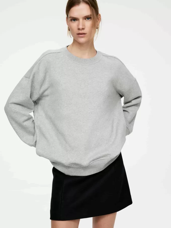 Afslappet Terry Sweatshirt