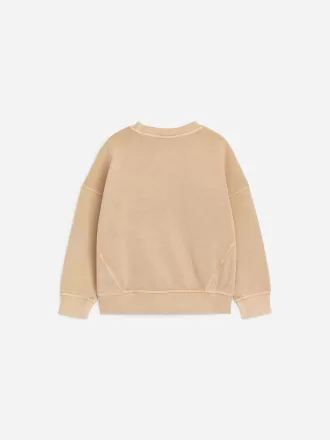 Afslappet bomulds sweatshirt