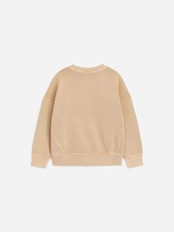 Afslappet bomulds sweatshirt