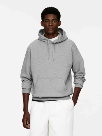 Afslappet hættetrøje