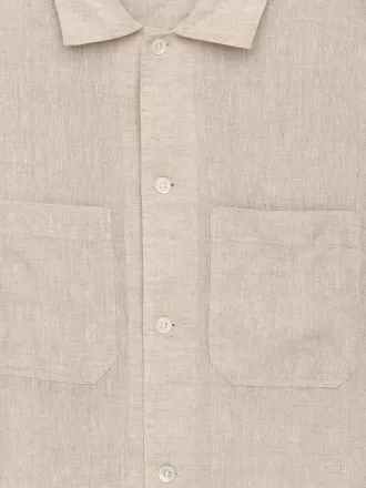 Afslappet linnedskjorte