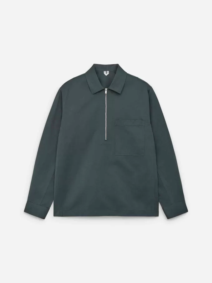 Afslappet pop-over skjorte