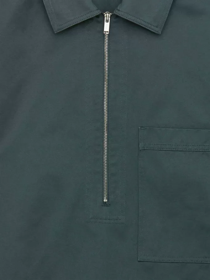 Afslappet pop-over skjorte