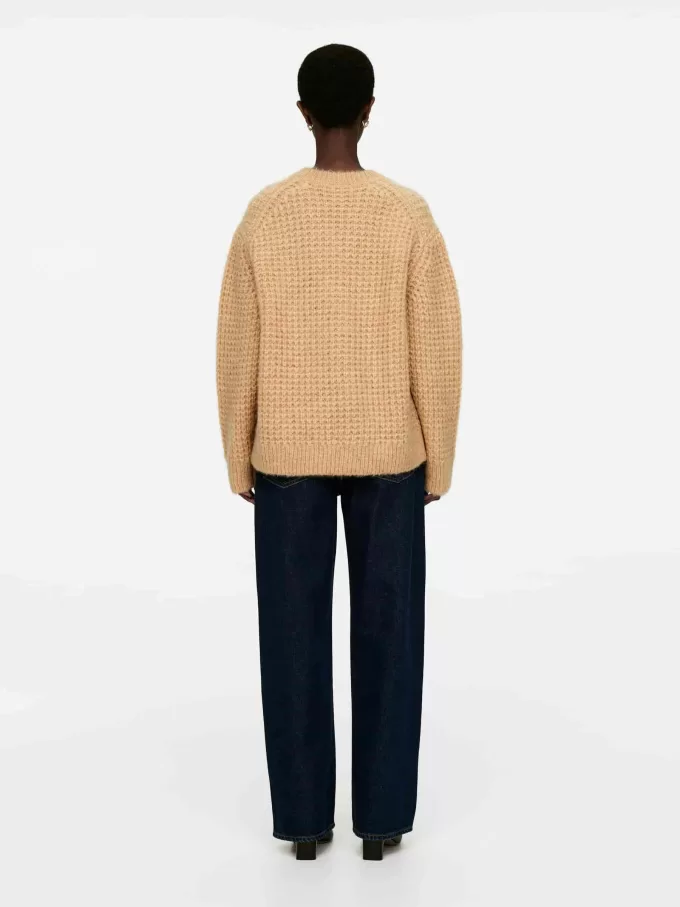 Afslappet uld-alpaka jumper