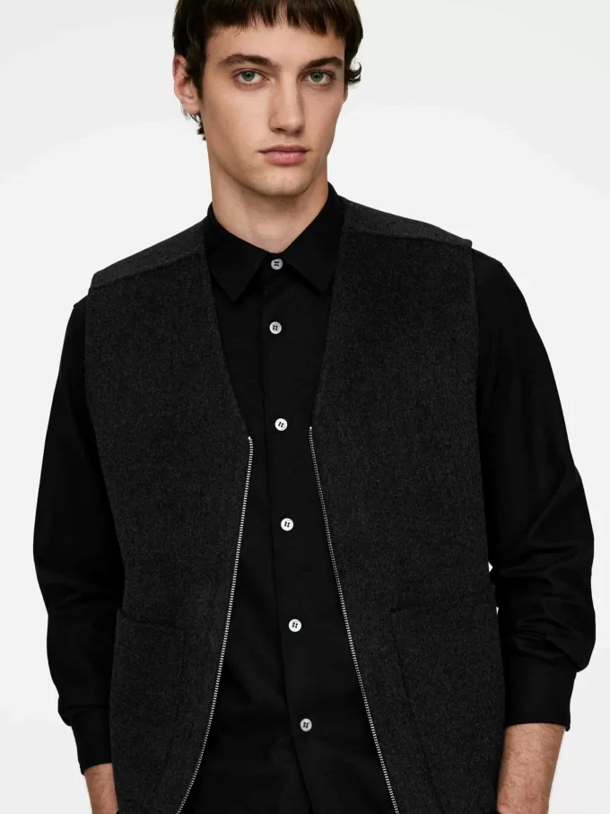 Afslappet uldblandingsskjorte Afslappet uldblandingsskjorte