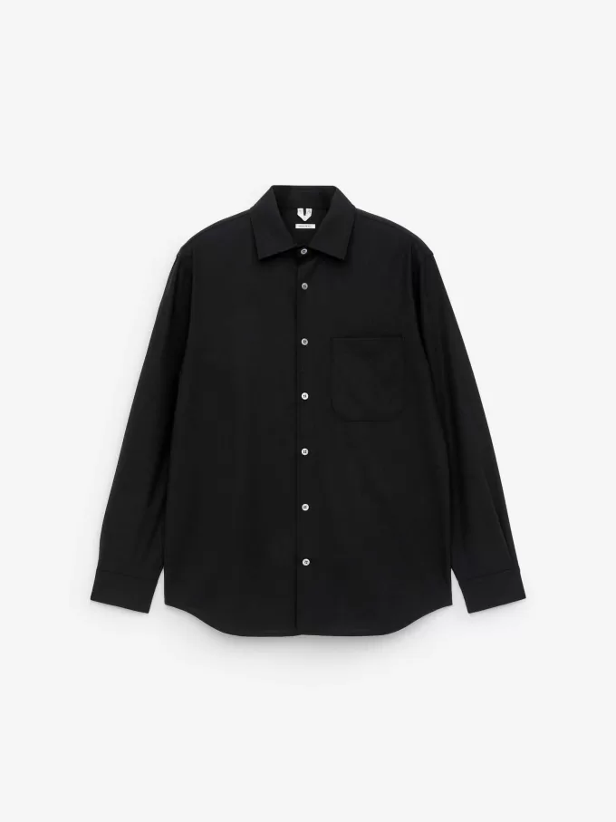 Afslappet uldblandingsskjorte Afslappet uldblandingsskjorte