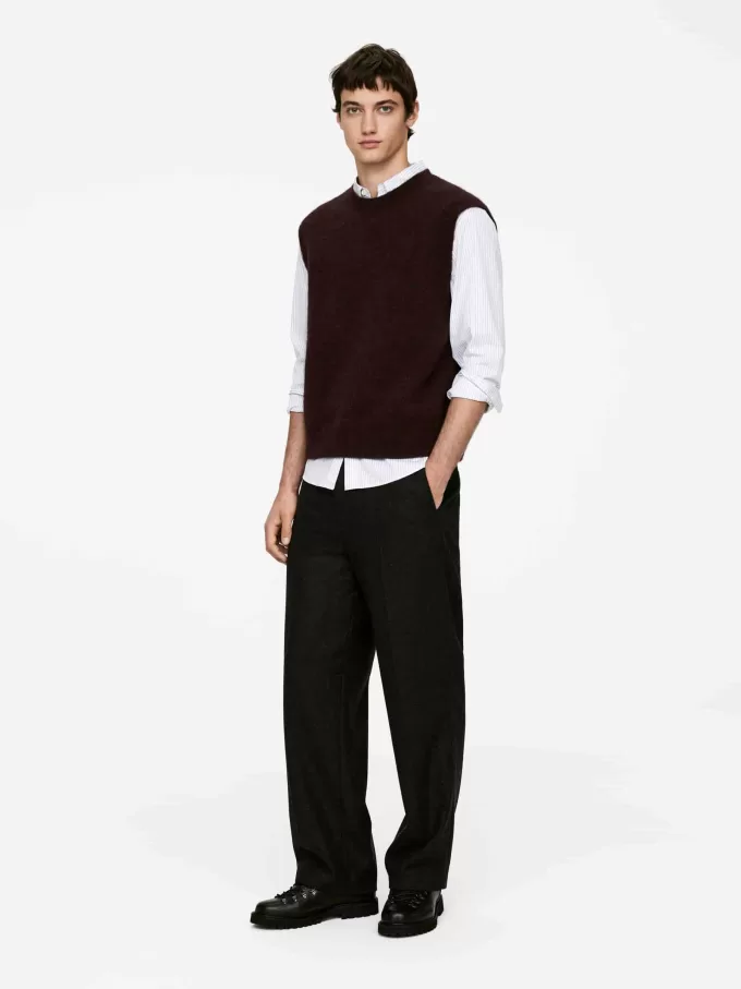 Alpaca-Wool Blend Vest