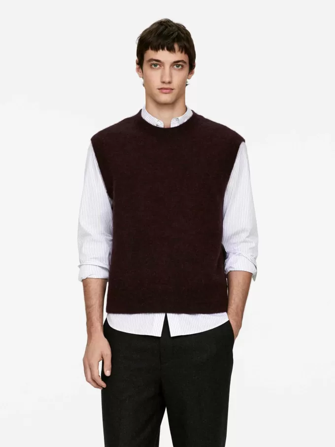 Alpaca-Wool Blend Vest