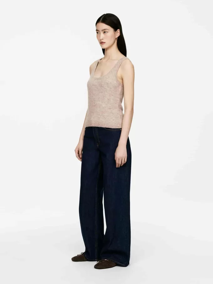 Alpaca-uld blanding top Alpaca-uld blanding top