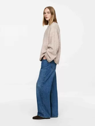 Alpaca-uld blandingstrøje