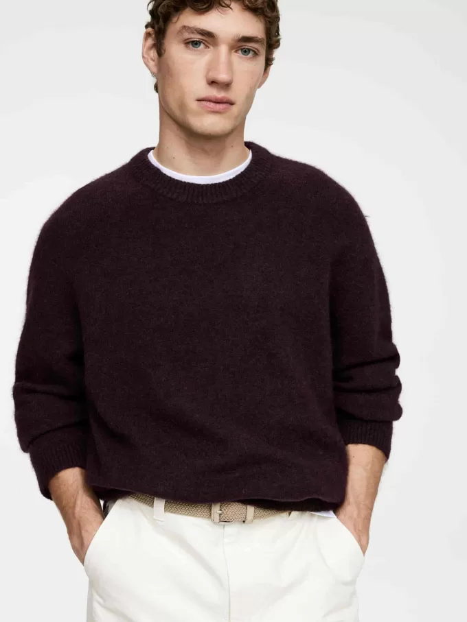 Alpaca-uld blandingstrøje