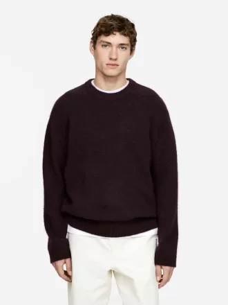 Alpaca-uld blandingstrøje