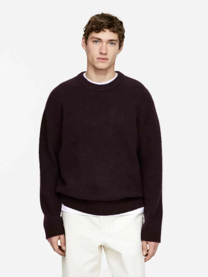 Alpaca-uld blandingstrøje