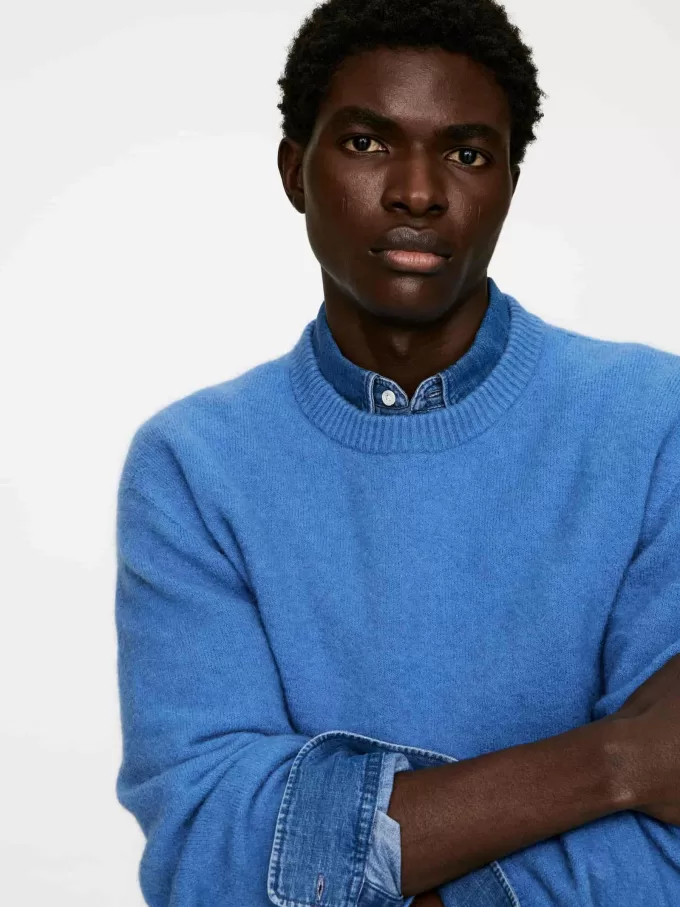 Alpaca-uld blandingstrøje