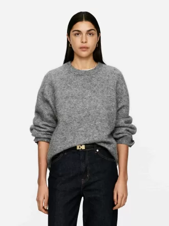 Alpaca-uld blandingstrøje