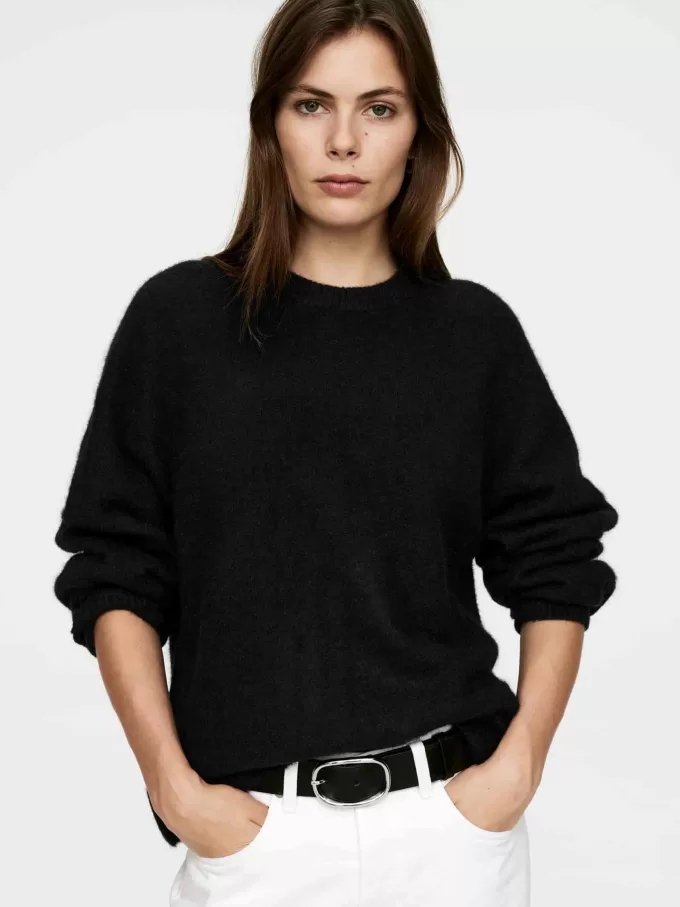 Alpaca-uld blandingstrøje