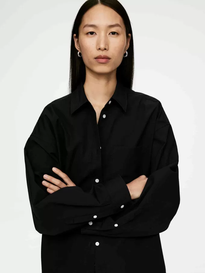 Batwing-ærmet skjorte