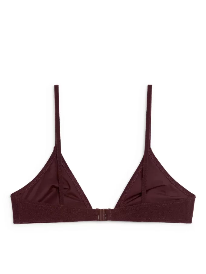 Bikinitop med perledetaljer