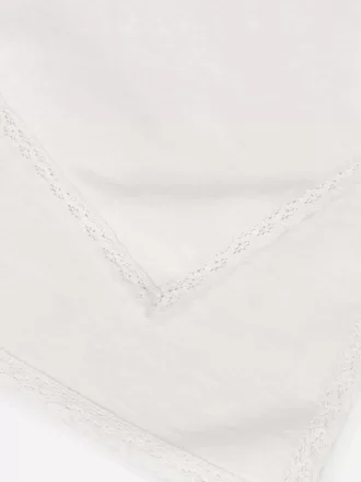 Blondekantsservietsæt med 2 stk