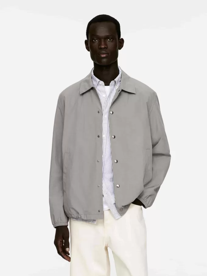 Bomuldsblanding skjortejakke Bomuldsblanding skjortejakke