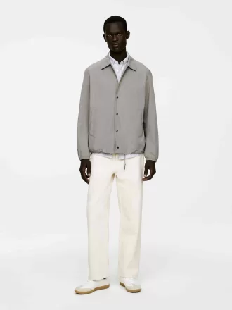 Bomuldsblanding skjortejakke