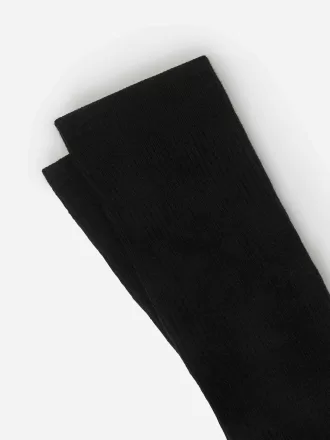 Bomuldsribsokker sæt med 3 stk