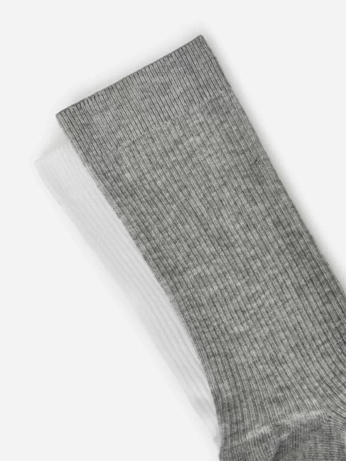 Bomuldsribssokker sæt med 5 stk