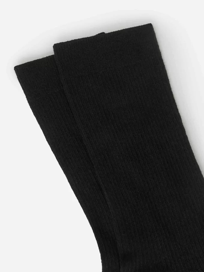 Bomuldsribssokker sæt med 5 stk