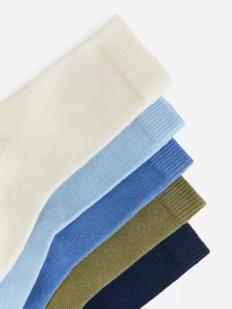 Bomuldsstrømper sæt med 5 stk